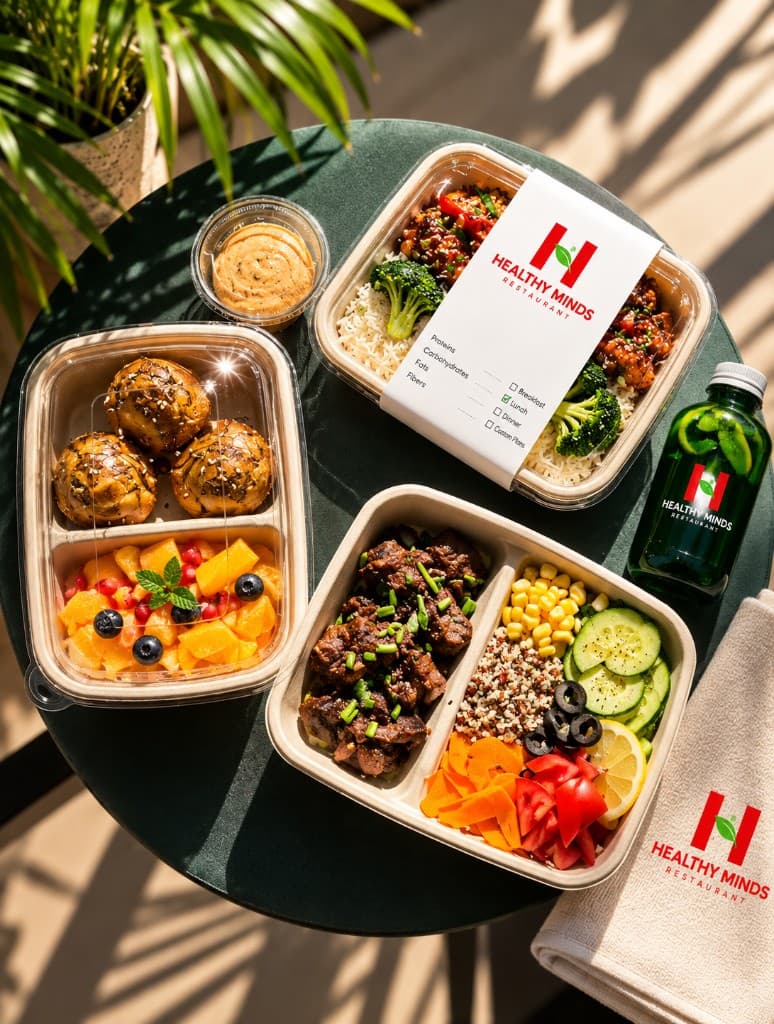Healthy Minds plated meals